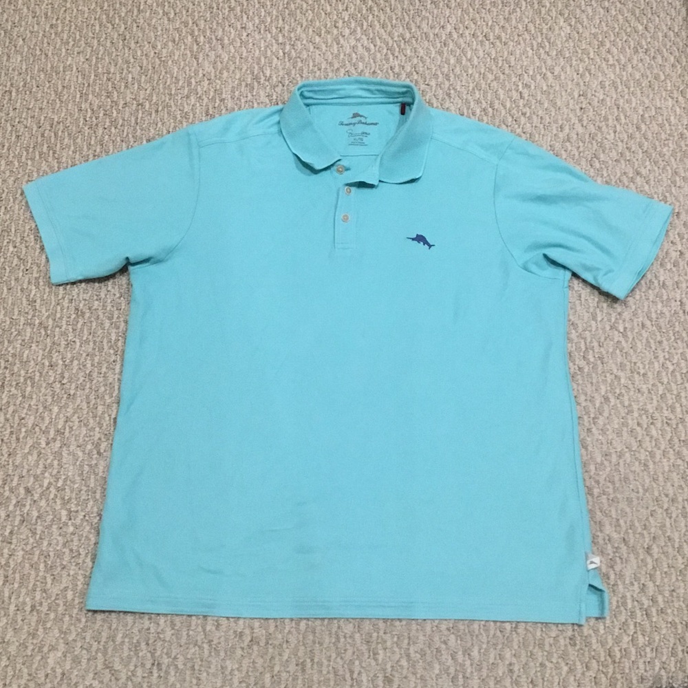 Tommy Bahama Mens Polo Shirt (Blue)